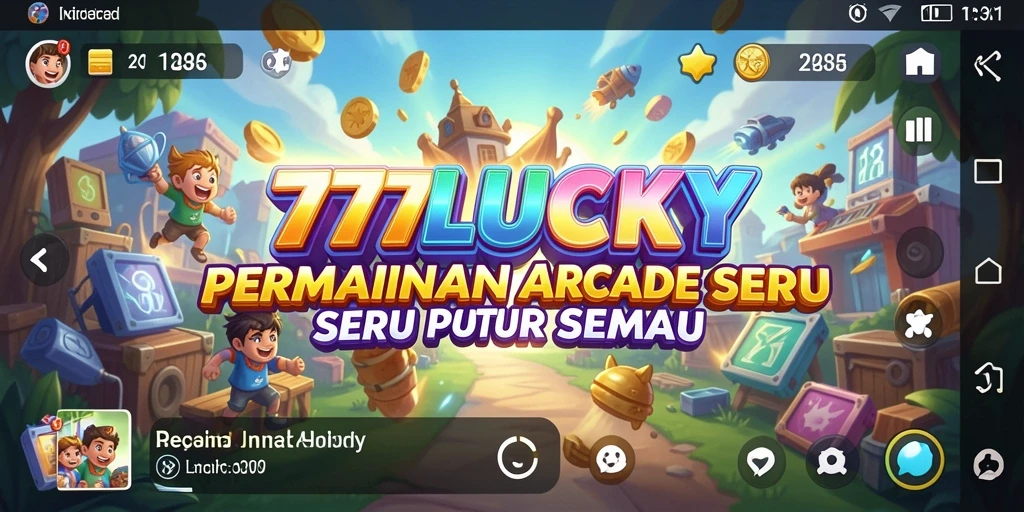 Tampilan gameplay seru dari 777LUCKY yang penuh warna.