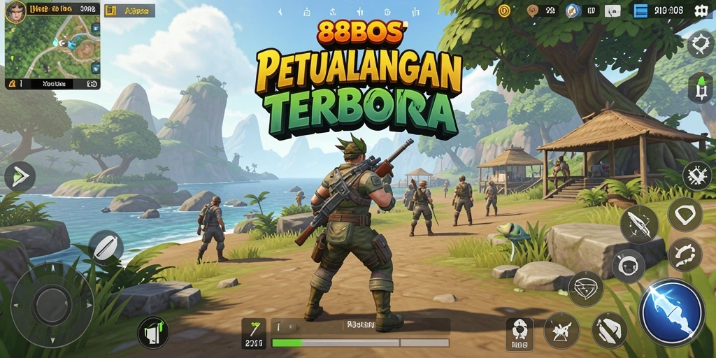 Screenshot utama 88BOS menampilkan gameplay Open World yang menakjubkan