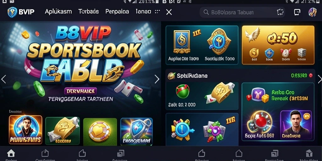 Tampilan gameplay B8VIP yang menarik dan interaktif.