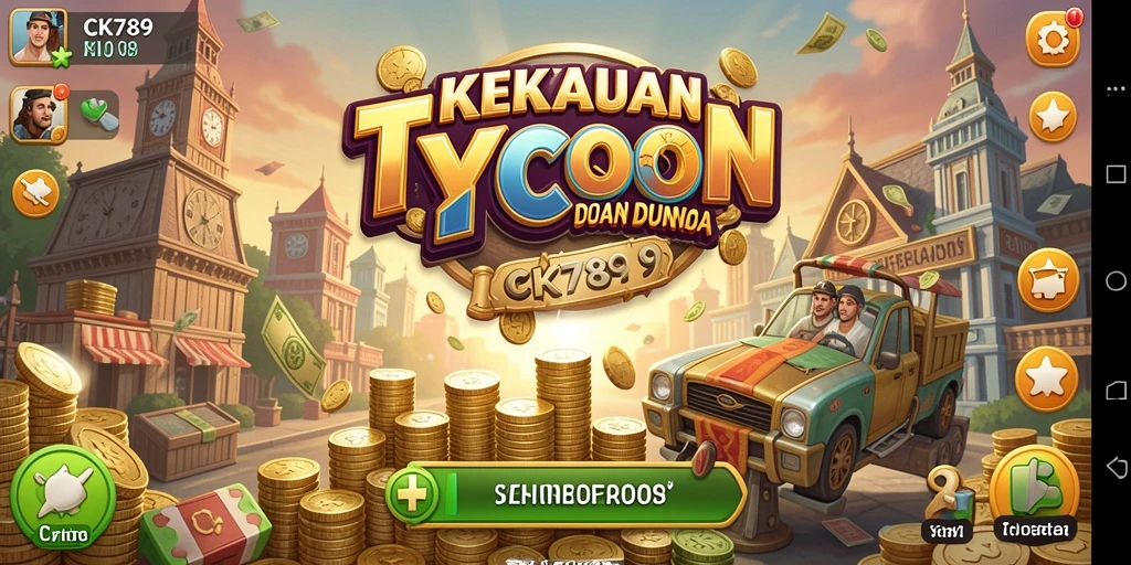 Tampilan gameplay CK789 yang menarik dengan berbagai pilihan strategi Tycoon.