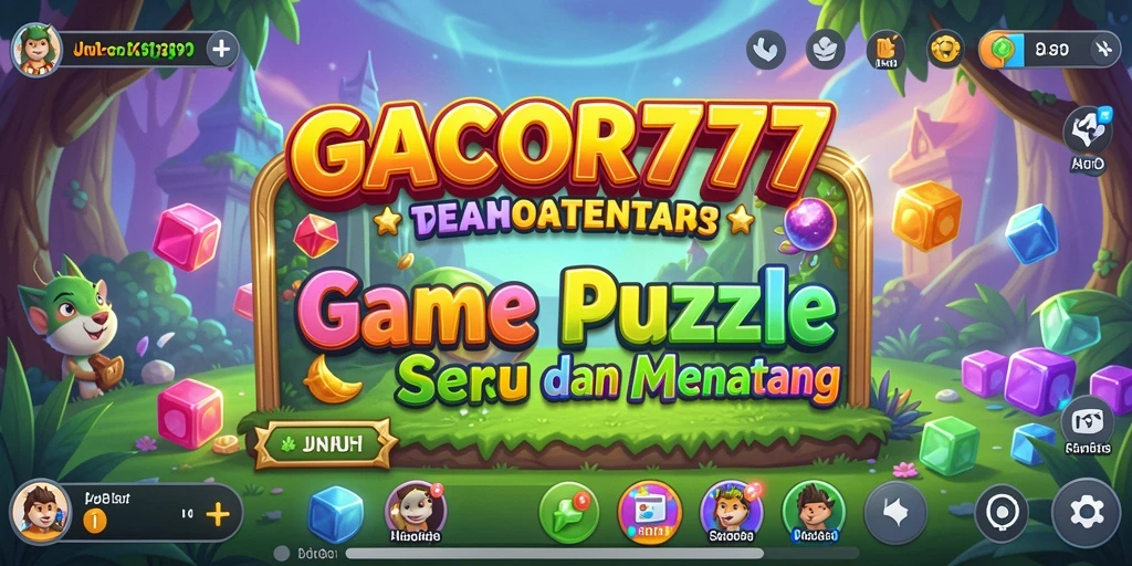 GACOR777 menunjukkan gameplay puzzle yang seru dan interaktif.