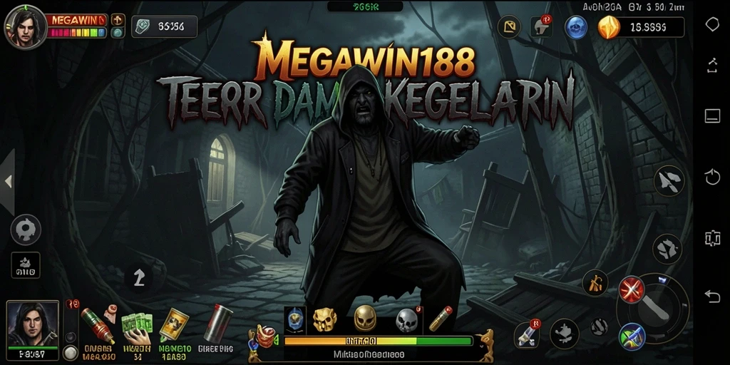 Screenshot menampilkan suasana mencekam dari gameplay Horror.