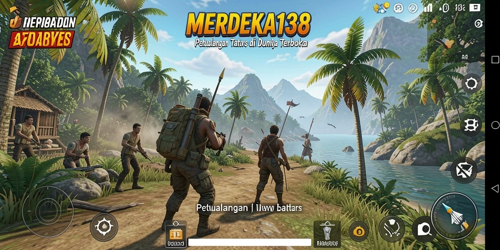 Tangkapan layar dari gameplay MERDEKA138 yang menampilkan petualangan penuh warna.