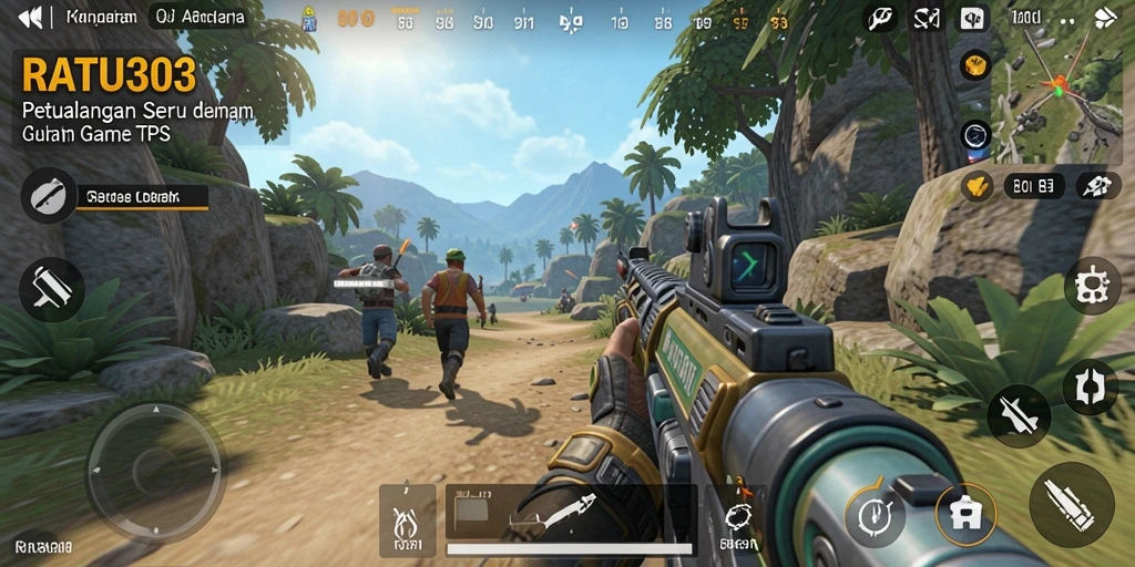 Gameplay seru dan mengasyikkan dari RATU303 dalam mode TPS.