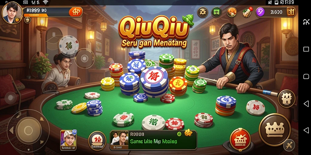 Screenshot gameplay QiuQiu di RI889 yang seru dan menarik.