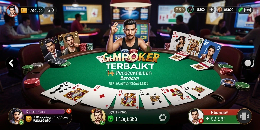 Tampilan permainan Poker yang nyata dan seru dalam S80.