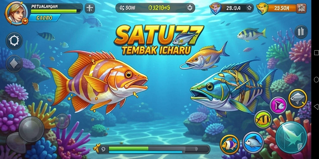Screenshot gameplay menampilkan momen seru Tembak Ikan.