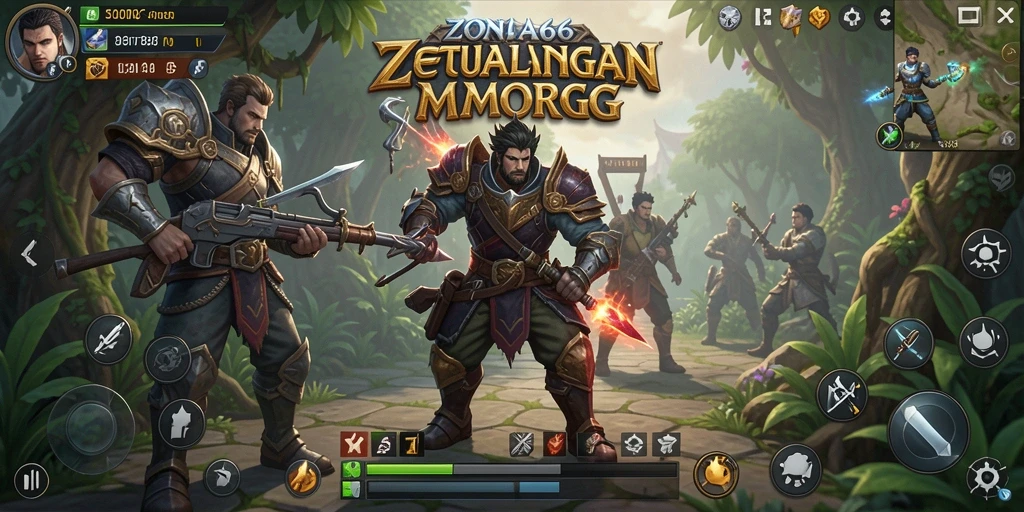 Tampilan gameplay memukau dan pengalaman seru dalam ZONA66.